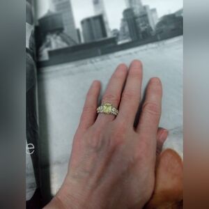 925 White Gold Princess Cut Ring